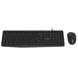 კლავიატურა Keyboard CANYON SET-W01 Keyboard+Mouse Wireless Black