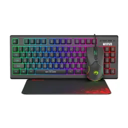 კლავიატურა Keyboard Marvo CM310 Wired keyboard , Gaming Mouse And mouse pad Combo