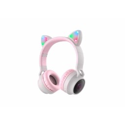 უსადენო ყურსასმენი Wireless Headphone Hoco Hoco W27 Cat ear wireless headphones GREY