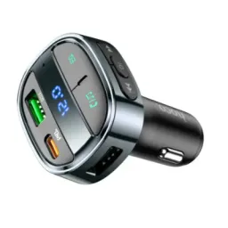 რადიო გადამცემი მანქანისთვის Hoco E70 PD30W+QC3.0 car BT FM transmitter Magic Night-JUSTSHOP.GE-ზე