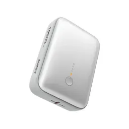 პორტატული დამტენი Power Bank Aukey PB-Y55 20W 10000mAh Spark Mini Compact Fast Charging Power Bank White