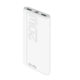 პორტატული დამტენი Power Bank Celly 20W PD Power Bank (10000mAh) White