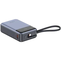 პორტატული დამტენი Power Bank Canyon power bank OnPower 600 built-in cable 20000 mAh PD65W Dark Grey