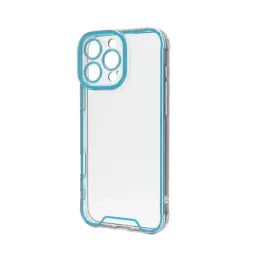 ქეისი Case Celly GLOW For iPhone 16 Pro Max TransparentBlue