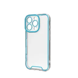 ქეისი Case Celly GLOW For iPhone 16 Pro TransparentBlue