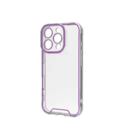 ქეისი Case Celly GLOW For iPhone 16 Pro TransparentPurple