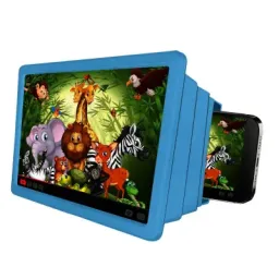 ჩასადები ქეისი Celly KIDSMOVIE 6.7 Inch Magnifying glass for smartphone Blue