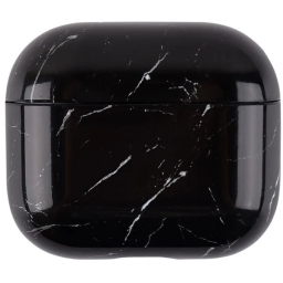 ჩასადები ქეისი For Apple AirPods Pro (Gen 2) (USB-C) Pro 2 Anti-drop Hard PC Earbud Case Marble Pattern Bluetooth Earphone Protective Cover -Black-JUSTSHOP.GE-ზე