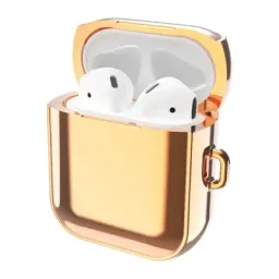 ჩასადები ქეისი For Apple AirPods Pro 2 Charging Case Cover with Strap, Bluetooth Headset Soft TPU Case - Rose Gold-JUSTSHOP.GE-ზე