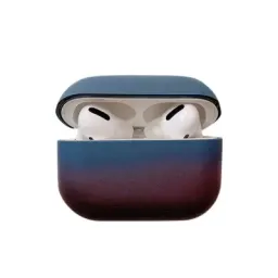 ჩასადები ქეისი For Apple AirPods Pro Gradient Frosted Bluetooth Earphone Protective Cover PC Hard Case (without Buckle) - Blue Purple-JUSTSHOP.GE-ზე