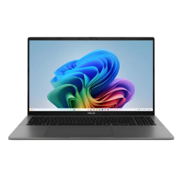 ნოუთბუქი VivoBook S 16'' OLED SNAPDRAGON X ELITE 16GB 512GB SSD Qualcomm Adreno GPU Silver Win11 home Matte gray
