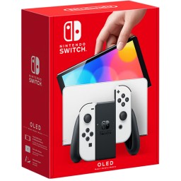 სათამაშო კონსოლი Nintendo Switch Console with OLED White \Switch-JUSTSHOP.GE-ზე