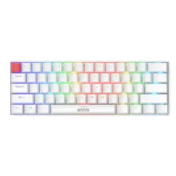კლავიატურა MARVO Saber wired mechanical gaming keyboard RGB lighting White