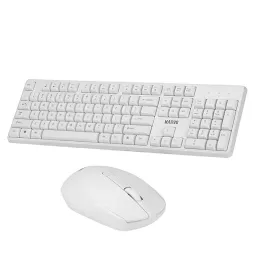 კლავიატურა MARVO WS005 BK wireless combo White-JUSTSHOP.GE-ზე