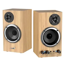 დინამიკი Genius Two-way Speaker | 3D Surround | Bass + SP-HF520BT Wood-JUSTSHOP.GE-ზე