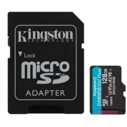 ფლეშ ბარათი Kingston Canvas Go Plus 128GB microSD Card | Up to 200MBs | Class 10, UHS-I, U3, V30, A2 | SDCG4128GB-JUSTSHOP.GE-ზე