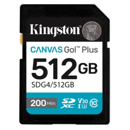ფლეშ ბარათი Kingston Canvas Go Plus 512GB SD Card-JUSTSHOP.GE-ზე