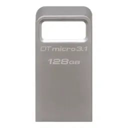 USB ფლეშ დრაივი 128GB Kingston Type-A ultra-compact drive 128GB DTMicro USB 3.13.0 (DTMC3G2128GB)-JUSTSHOP.GE-ზე