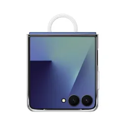 მობილურის ქეისი Samsung Flip 7 Ring Case Clear - Transparent (EF-QF766CTEGRU)