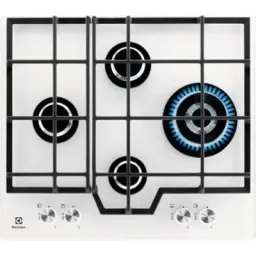 ქურის ზედაპირი Electrolux GME363NV 4Gas 60cm White Glass