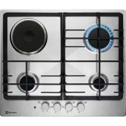 ქურის ზედაპირი Electrolux KGM64311X 3Gas+1Electric 60cm Stainless Steel