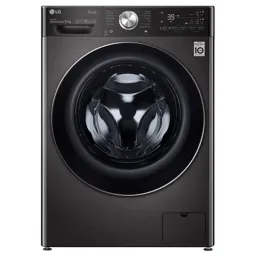 სარეცხი მანქანა - საშრობი LG F4V9BDP2EE.ABLPMEA 128 KG ,1400 RPM, 85X60X61INVERTER,ARTIFICIAL INTELIGENCE, 6Motion,STEAM, Black-JUSTSHOP.GE-ზე