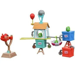 ფიგურა და აქსესუარები თამაშიდან Jazwares ANB - Medium Playset (Pig City Build 'n Launch Playset)