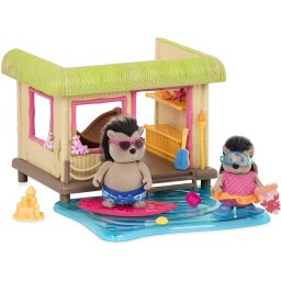 ფიგურა და აქსესუარები თამაშიდან Li`l WoodzeezTIKI HUT PLAYSET 6252Z