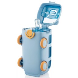 წყლის ბოთლი Ardesto Bottle Bear Bus 500ml, plastic, light blue-JUSTSHOP.GE-ზე