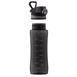 წყლის ბოთლი Ardesto Bottle Purity, 800ml, plastic, black-JUSTSHOP.GE-ზე