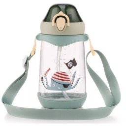 წყლის ბოთლი Ardesto Bottle for kids Octopus, 500ml, plastic, green-JUSTSHOP.GE-ზე