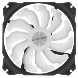ქეისის ქულერი 2E Gaming Case fan 2E Gaming Air Cool ACF120PA-ARGB, 120mm, 800-1700rpm, 4pin PWM, + 5V 3pin RGB, 19.4-33.8dBa-JUSTSHOP.GE-ზე