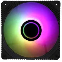 ქეისის ქულერი 2E GAMING Case Fan Air Cool Infinity ACF120IW-ARGB, 120mm, 1200rpm, 3pin, 3pin +5VARGB, 23dBa, black-JUSTSHOP.GE-ზე