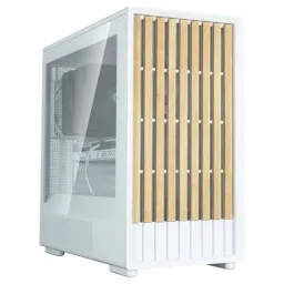 კომპიუტერის ქეისი Zalman PC case P10 Namu without PSU, 1xUSB3.0, 1xUSBType-C, 2x120mm, 1x120mm ARGB, VGA 340мм, LCS ready, TG Side Panel, mATX, white-JUSTSHOP.GE-ზე