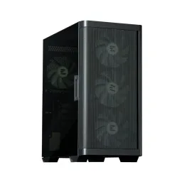 კომპიუტერის ქეისი Zalman PC case M4 without PSU, 2xUSB3.0, 1xUSB2.0, 4x120mm ARGB, VGA 320mm, LCS ready, TG Side Window, mATX, black-JUSTSHOP.GE-ზე