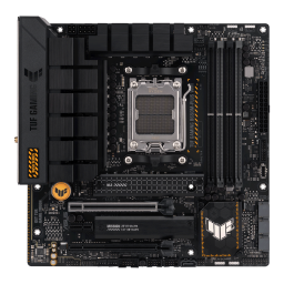 დედა დაფა ASUS Motherboard TUF GAMING B650M-PLUS WIFI sAM5 B650 4xDDR5 M.2 HDMI DP WiFi BT mATX-JUSTSHOP.GE-ზე