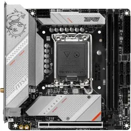 დედა დაფა MSI Motherboard MPG B760I EDGE WIFI s1700 B760 2xDDR5 M.2 HDMI DP WiFi BT mITX-JUSTSHOP.GE-ზე