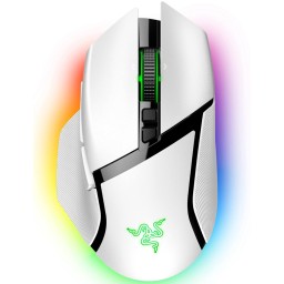 მაუსი Razer Mouse Basilisk V3 Pro, RGB, USB-A/WL/BT, white