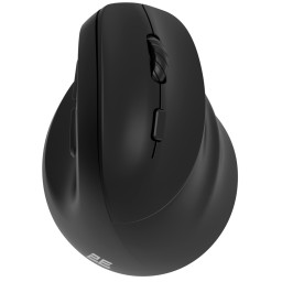 მაუსი 2E Mouse MF325 Silent, WL/BT, vertical, black