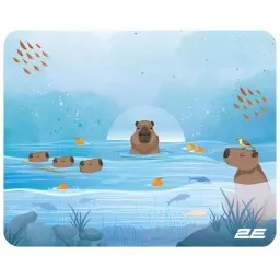 მაუსპადი Mouse Pad 2E CAPYBARRA, S(250x200x2mm), blue-JUSTSHOP.GE-ზე
