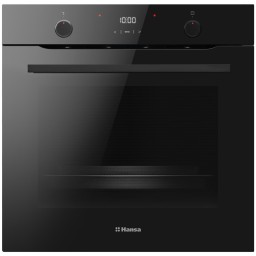 ჩასაშენებელი ელექტრო ღუმელი Oven Hansa electrical, 77L, А, display, convection, black-JUSTSHOP.GE-ზე