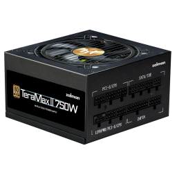 კვების ბლოკი Zalman Power supply Teramax 2 (750W) >90%, 80+ Gold, 120mm, 1xMB 18pin+10pin, 2xCPU 8pin(4+4), 3xMolex, 8xSATA, 3xPCIe 8pin(6+2), 1х12VHPWR, Fully Modular-JUSTSHOP.GE-ზე