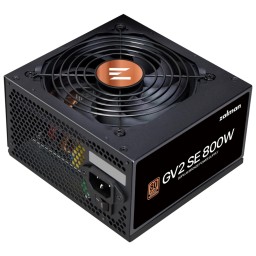 კვების ბლოკი Zalman PSU GV2SE (800W) 88%, 80+ Bronze, 120мм, 1xMB 24pin(20+4), 1xCPU(4+4 pin + 8pin), 4xMolex, 8xSATA, 4xPCIe 8pin(6+2)