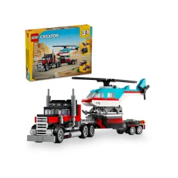 კონსტრუქტორი Constructor LEGO Creator On-board truck with a helicopter-JUSTSHOP.GE-ზე