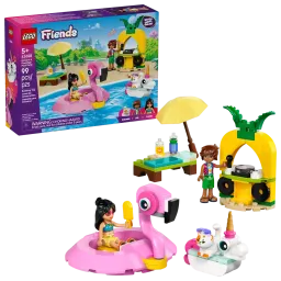 კონსტრუქტორი LEGO Constructor Friends Unicorn & Flamingo Pool Party
