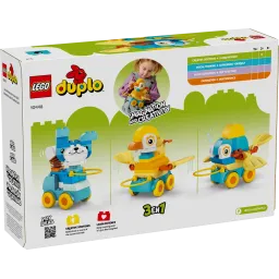 კონსტრუქტორი LEGO Constructor DUPLO Town 3in1 Animals on Wheels