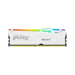 ოპერატიული მეხსიერება RAM Kingston FURY White 16GB 6800MHz DDR5 DIMM CL34 1Rx8 2G x 64-bit-JUSTSHOP.GE-ზე