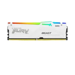 ოპერატიული მეხსიერება RAM Kingston FURY (RGB) White 16GB 6800MHz DDR5 DIMM CL34 1Rx8 2G x 64-bit