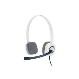 ყურსასმენი LOGITECH H150 L981-000350 2x 3.5mm With mic WHITE