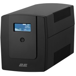 2E DD1500, 1500VA/900W, LCD,USB, 3xSchuko-JUSTSHOP.GE-ზე